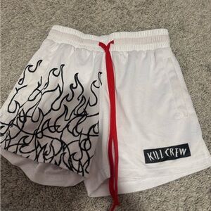 Kill crew shorts white size small black
